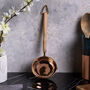 Handcrafted Copper Ladle With Wooden Handle, thumbnail 1 of 5