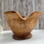 21cm Hand Carved Teak Root Star Bowl Wood Serving Dish, thumbnail 6 of 12