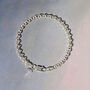 Personalised Sterling Silver Mens Chain Bracelet, thumbnail 1 of 6
