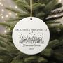 Our First Christmas In Our New Home Keepsake Ornament, thumbnail 1 of 2