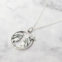 Gemini Zodiac Horoscope Charm Sterling Silver Necklace, thumbnail 1 of 4