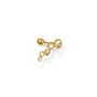 14 Carat Gold Conch Helix Barbell Earring, thumbnail 3 of 6