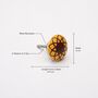 Sunflower Styled Ceramic Round Cabinet Knob, thumbnail 3 of 9