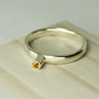Solitaire Ring With Gemstone Choice, thumbnail 4 of 11