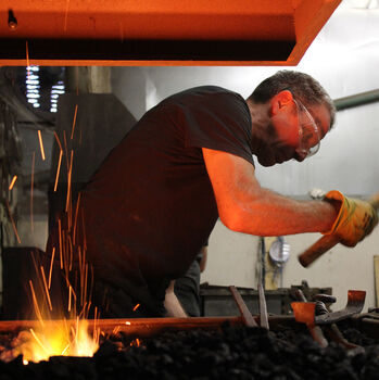 A Day At The Forge: Blacksmith Experience In South Wales For One, 2 of 8
