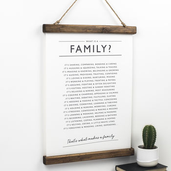 Family Poem Print By Bespoke Verse | notonthehighstreet.com
