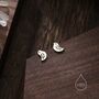 Sterling Silver Little Wren Bird Stud Earrings, thumbnail 4 of 12