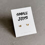 Small Joys Butterfly Earrings – Sterling Silver Gift For Her, thumbnail 7 of 12