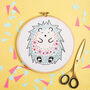 Hedgehog Embroidery Kit, thumbnail 1 of 6