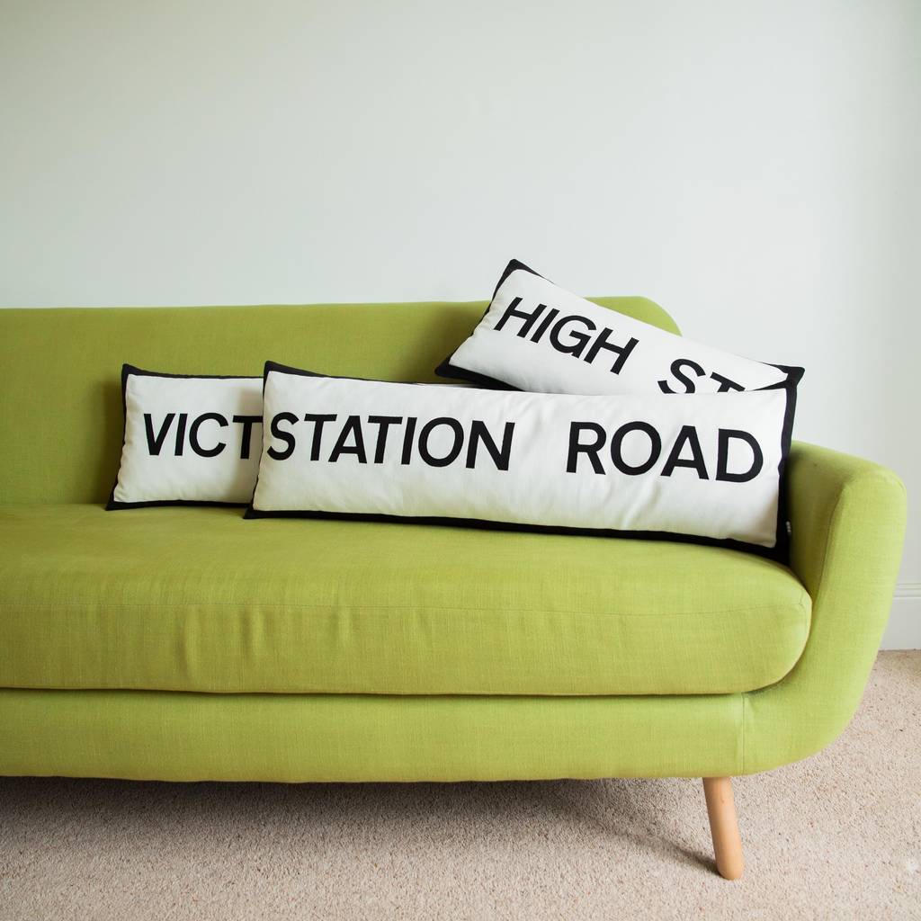 The Personalised Street Name Cushion, 1 of 12