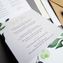 Botanical Trifold Wedding Invitations, thumbnail 10 of 10