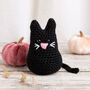 Black Cat Easy Halloween Crochet Kit, thumbnail 1 of 10