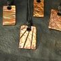 Copper Pendant Necklace, thumbnail 3 of 9