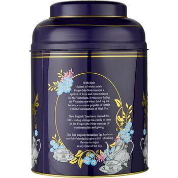 Vintage Victorian Royal Purple Caddy 240 Teabag, 2 of 2