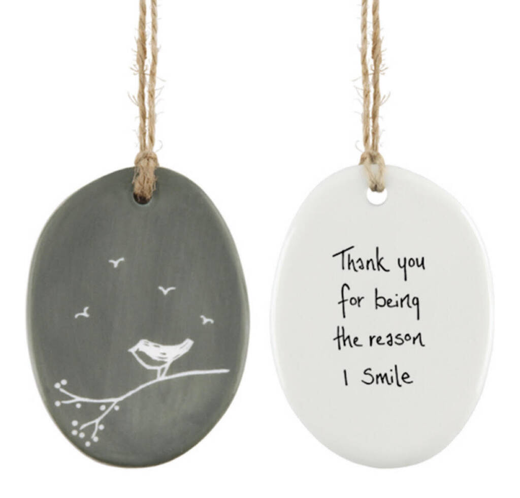 'Thank You For Being The Reason I Smile' Token Gift By Liberty Bee ...