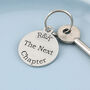 Retirement Gift Keyring Personalised Next Chapter, thumbnail 8 of 9