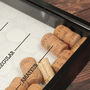 Humorous Wine Scale Cork Saver Collector Frame Keepsake, thumbnail 4 of 4