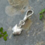 Diamond Eyes Fox Necklace With Swivel Clasp In Sterling Silver, thumbnail 3 of 4