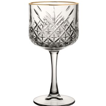 Gold Rim Vintage Style Cocktail Glasses, 3 of 5