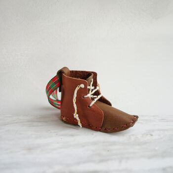 Red And Brown Mini Shoes Ornament, 4 of 4