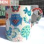 Tankard Mug In Patchwork Forest Design, thumbnail 3 of 11