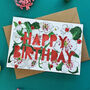 May Birth Flower Paper Cut Birthday Cut Card, thumbnail 2 of 4