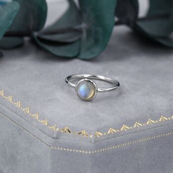 Genuine Labradorite Ring, 4 of 9