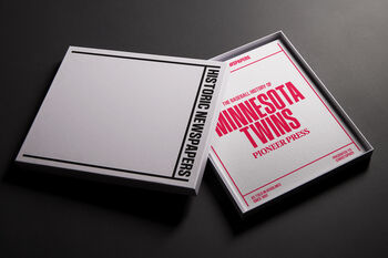 Minnesota Twins Personalised Gift Baseball Newspaper History Book, 4 of 10