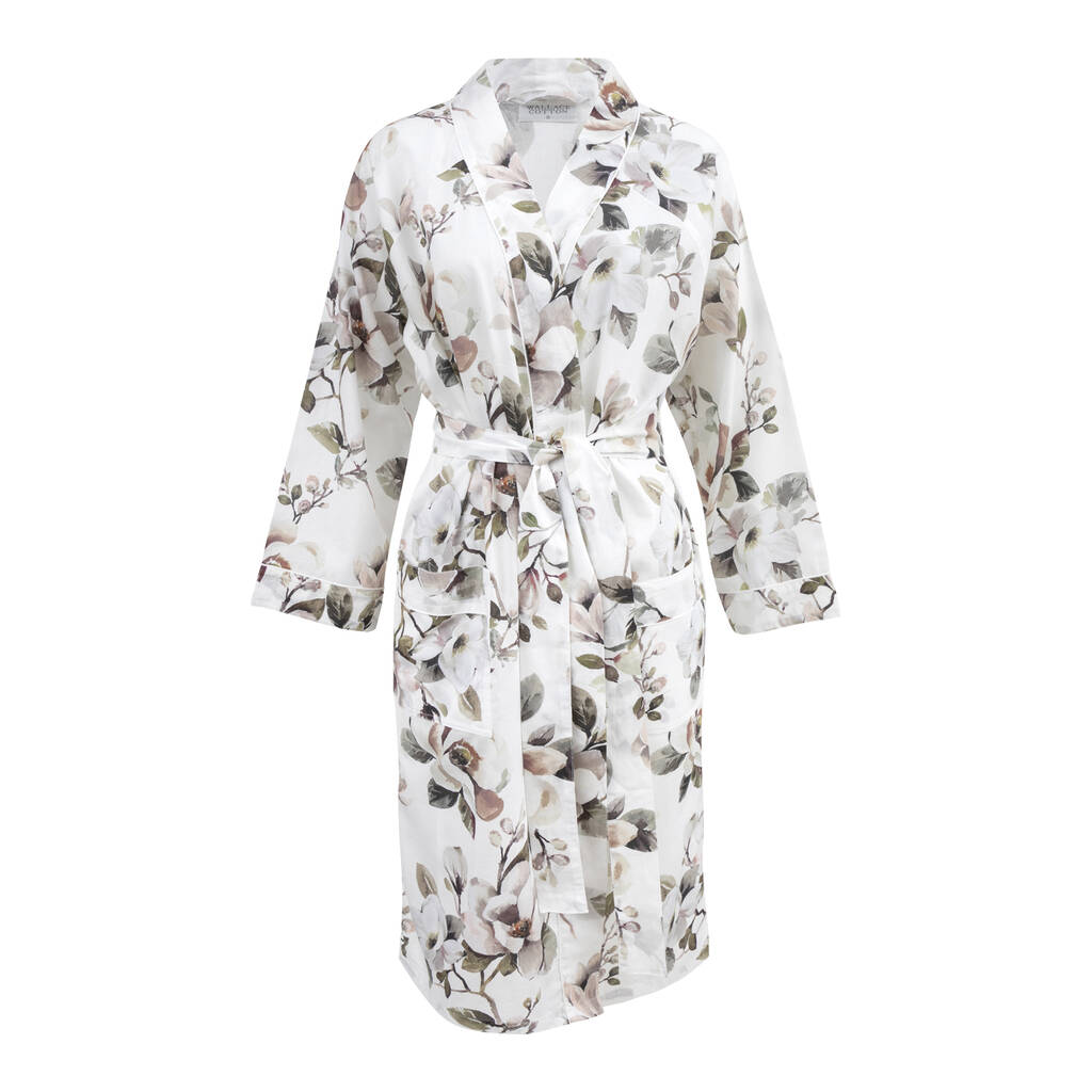 Magnolia Organic Cotton Robe By Wallace Cotton ...