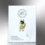 Walking Black And Gold Cat Small Hard Enamel Pin, thumbnail 4 of 8