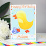 Personalised Duck Relation Birthday Card, thumbnail 3 of 9