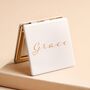 Personalised Script Name Compact Mirror, thumbnail 2 of 6