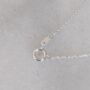 Sterling Silver Flower Girl Necklace Wedding Gift Set, thumbnail 7 of 7