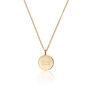 Personalised Diamond Style Disc Pendant Necklace, thumbnail 5 of 12