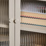 Medium Miles Glass Cabinet In Panna Cotta, thumbnail 4 of 9