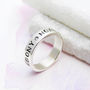 Silver Personalised Ring, thumbnail 1 of 11