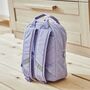 Personalised Butterfly Lilac Mini Cord Backpack, thumbnail 2 of 5