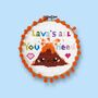'Lavas All You Need' Cross Stitch Kit, thumbnail 1 of 9