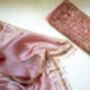 Reha – Rosewood Pink Organza Saree, thumbnail 3 of 8