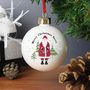 Personalised Father Christmas Bauble, thumbnail 1 of 2