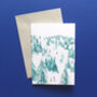 Christmas Skiers Greeting Card, thumbnail 1 of 2