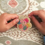 Make Your Own Flower Cross Stitch Keyring, thumbnail 5 of 6