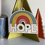Hope Wooden Christmas Tree Decoration, thumbnail 4 of 4