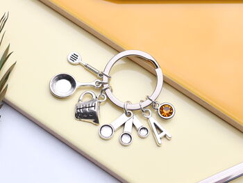 Personalised Chef Cooking Keyring, 3 of 9