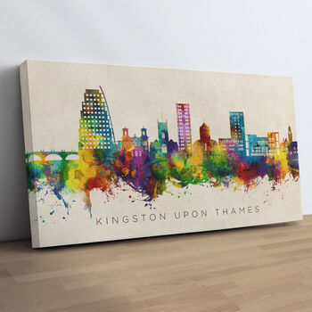 Kingston Upon Thames Skyline Cityscape Art Print, 10 of 12