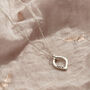 Personalised Small Open Leaf Necklace, thumbnail 1 of 9