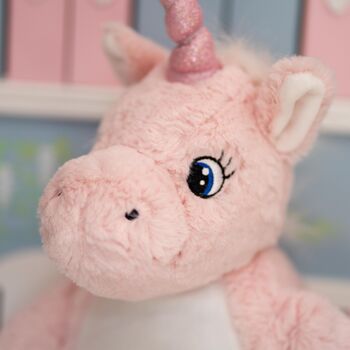 Embroidered Unicorn 'Hideaway Pouch' Soft Toy, 3 of 12