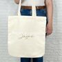 Mother Of The Bride/Groom Personalised Wedding Tote Bag, thumbnail 1 of 2