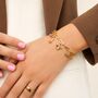 Design Your Very Own Personalised Gold Seven Charm Bracelet, thumbnail 1 of 7