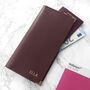 Personalised Luxury Leather Travel Wallet, thumbnail 2 of 5